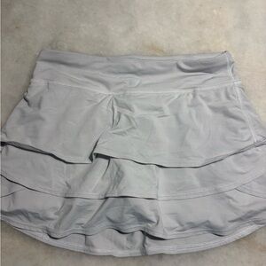 Athleta Girl white tennis skirt